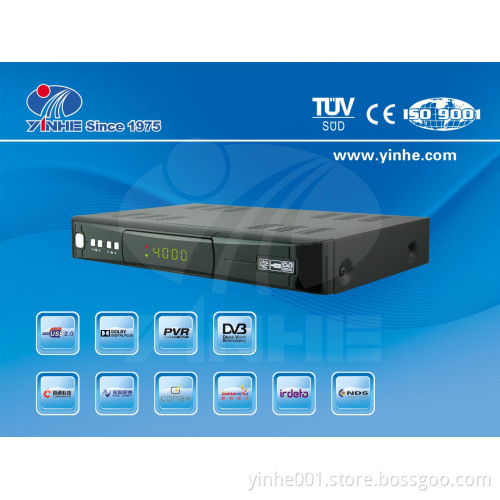 HD Satellite Receiver with LAN-DVB S2